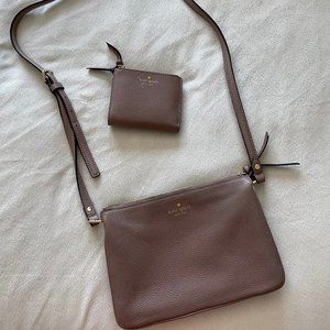 Kate Spade Leila Triple Gusset Crossbody and Wallet